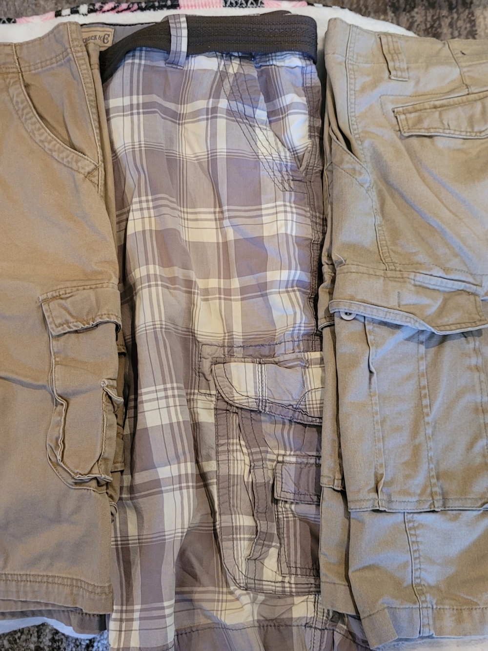 2 Men's Beverly Hills Polo Club And 1 Roebuck & Co Shorts All Size 38